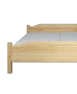 Manželská posteľ - masív LK101 | 160cm borovica Drevo: Borovica
