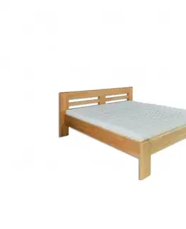 Manželská posteľ - masív LK111 | 120cm buk Morenie: Čerešňa