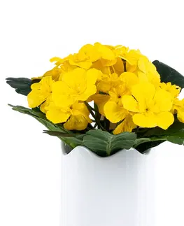 Umelá kvetina Prvosienka žltá, 24 cm