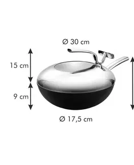 TESCOMA wok PRESIDENT ø 30 cm, s pokrievkou 
