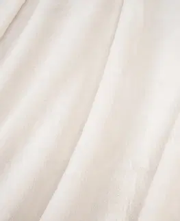 Fleecová deka Coral, krémová, 125 x 150 cm 