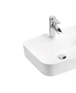 ArtCom Kúpeľňová skrinka s umývadlom a doskou LEONARDO White DU60/2 | 60 cm