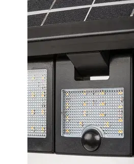 Rabalux 77020 vonkajšie nástenné solárne svietidlo Lihull, čierna