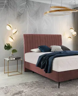 ArtElta Manželská posteľ BLANCA Boxspring | 160 x 200 cm Farba: Lukso 38