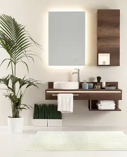 AmeliaHome Sada kúpeľňových predložiek Bati biela, 2 ks 50 x 80 cm, 40 x 50 cm 