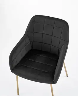 Halmar Jedálenská stolička KAI K306 | čierna