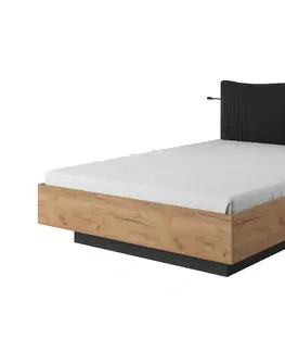 ArtLas Manželská posteľ CODE s úložným priestorom Prevedenie: posteľ s roštom