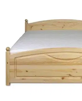 Manželská posteľ - masív LK103 | 160cm borovica Morenie: Gray