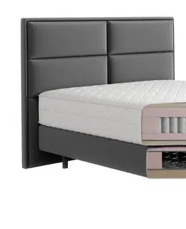 ArtElta Manželská posteľ SAFIRO Boxspring | 140 x 200 cm Farba: Monolith 79