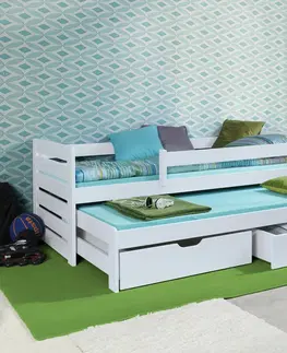 Detská posteľ s prístelkou Tomasz Prevedenie: Morenie - Farba