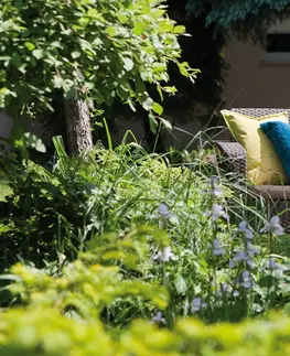 ArtRoja Záhradná pohovka CORFU LOVE SEAT | hnedá