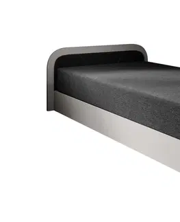 ArtElta Jednolôžková posteľ PARYS sivá | 80 x 190 cm Farba: Pravá / Sawana 21