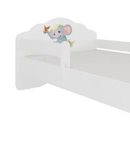 ArtAdrk Detská posteľ CASIMO | so zábranou Prevedenie: Jednorožec