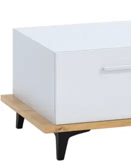 WIP Konferenčný stolík BOX-03 Farba: craft zlatý / biela / čierna 