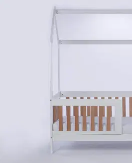Elvisia Detská posteľ CASA BAMBINI | biela buk 80 x 160 cm