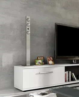 ArtAdrk TV stolík ARIDEA | biela Farba: biely lesk / Ar04