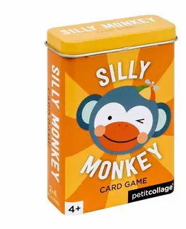 Petit Collage Karty v dóze hlúpa opička