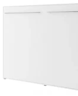Dig-net nábytok Sklápacia posteľ Lenart CONCEPT PRO CP-05  | 120 x 200 cm Farba: biely lesk / biela