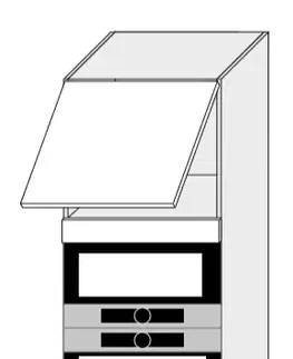 ArtExt Kuchynská skrinka vysoká pre vstavané spotrebiče BONN | D14RU 60 207 Farba korpusu: Biela