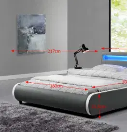 Tempo Kondela Manželská posteľ DULCEA Prevedenie: 160 x 200 cm