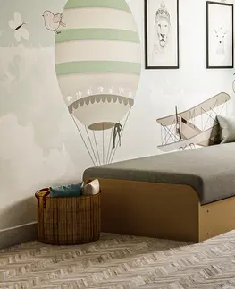 ArtElta Jednolôžková posteľ PARYS hnedá | 80 x 190 cm Farba: Alova 67, Prevedenie: pravé