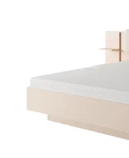 ArtLas Manželská posteľ DUST s nočnými stolíkmi | 160 x 200 cm Prevedenie: posteľ bez roštu a matraca