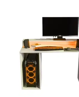 ArtAbiks Písací stolík GAMER 2 | 107 cm Farba: Čierna