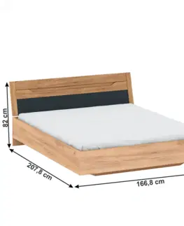 Tempo Kondela Manželská posteľ FIDEL Z2 | 160  x 200 cm