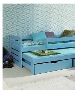Detská posteľ s prístelkou Tomasz II Prevedenie: Morenie - Farba