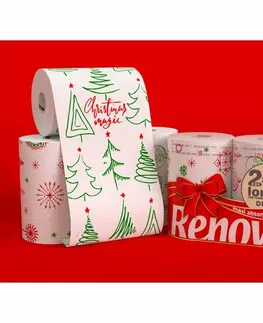 Renova Vianočné 2vrstvé papierové kuchynské utierky, 2 role