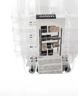 Orion Regál UH 4 poschodia Slim transparent