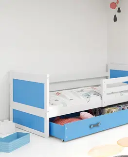 BMS Detská posteľ RICO 1 | biela 80 x 190 cm Farba: Zelená