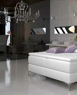 ArtElta Manželská posteľ ADEL Boxspring | 180 x 200 cm farebné prevedenie: Omega 68