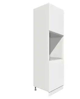 ArtExt Kuchynská skrinka vysoká pre vstavanú rúru SILVER | D14RU 2D Farba korpusu: Biela