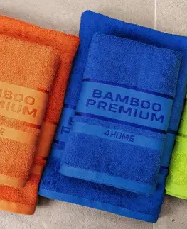 4Home Uterák Bamboo Premium modrá, 50 x 100 cm