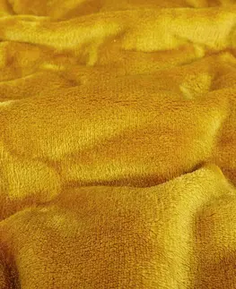 BO-MA Deka Aneta tmavožltá (mustard), 150 x 200 cm