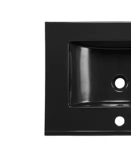 ArtCom Kúpeľňový komplet XILO 60/1 | black/dub wotan