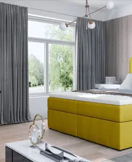 ArtElta Manželská posteľ MERON Boxspring | 160 x 200 cm Farba: Soft 17