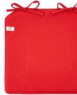 Home Elements Sedák Káro červenosivá, 40 x 40 cm