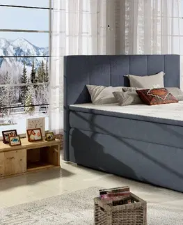 ArtElta Manželská posteľ BOLERO Boxspring | 160x200 cm Bolero rozmer: 160x200 cm, Bolero farba: Soft 17