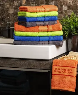 4Home Bamboo Premium uterák oranžová, 50 x 100 cm, sada 2 ks 