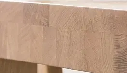 Drewmax Jedálenský stôl - masív ST390 / dub Prevedenie: H 100 x 75 x 280 cm