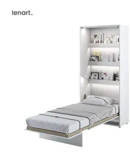 Dig-net nábytok Sklápacia posteľ Lenart BED CONCEPT BC-03 | 90 x 200 cm Farba: Sivá