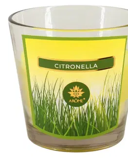 Arome Vonná sviečka v skle Citronella, 120 g