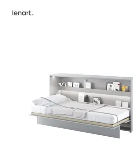 Dig-net nábytok Sklápacia posteľ Lenart BED CONCEPT BC-06 | 90 x 200 cm Farba: Sivá