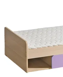 Dolmar Detská posteľ CORNETO L13 Farba: Jaseň coimbra / zelená