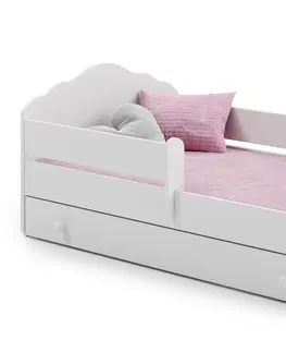 ArtAdrk Detská posteľ CASIMO | so zásuvkou a zábranou Prevedenie: Jednorožec