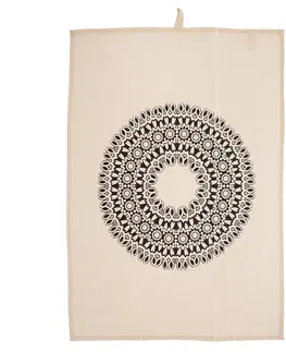Orion Kuchynská utierka Mandala, 50 x  70 cm, sada 3 ks