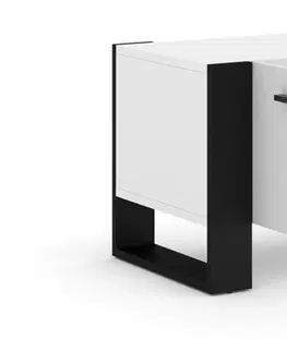 ARTBm TV stolík NUKA 160 | biely