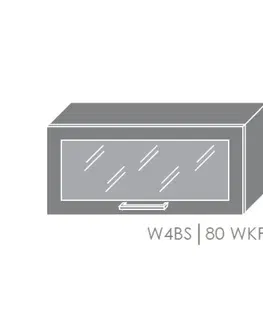 ArtExt Kuchynská linka Florence - mat Kuchyňa: Horná skrinka W12/60 korpus grey, biela, lava / (ŠxVxH) 60 x 72 x 32,5 cm